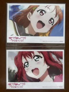 ラブライブサンシャイン Aqours 高海千歌 黒澤ルビィ ブロマイドのサムネイル