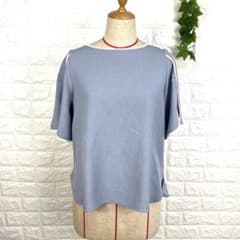 Thumbnail of ナチュラルクチュール　Backパール　ハチワレスリーブTOPS サックスブルー