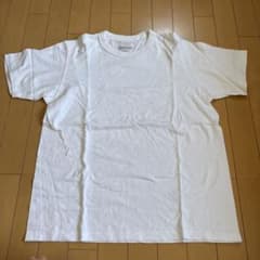 Lサイズ ホワイト Tシャツ 100%コットンのサムネイル