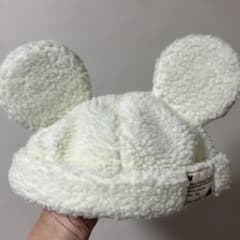 東京ディズニーリゾート ファンキャップ ミッキー　ホワイト ボアのサムネイル
