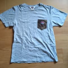 BEN DAVIS ポケットTシャツ カモフラ柄 グレー M