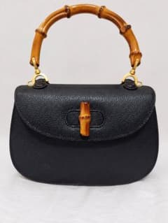 希少GUCCIバンブーターンロックハンドバッグ90'sヴィンテージオールドグッチ 希少GUCCIバンブーターンロックハンドバッグ90'sヴィンテージオールド