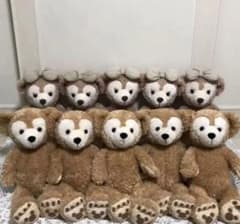 最終値下お顔厳選TDSダッフィーシェリーメイSサイズぬいぐるみ10体