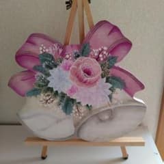 トールペイント　毎年飾れる♡クリスマスベルリバーシブルのサムネイル