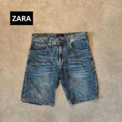 【mar様専用】ZARA デニム ダメージ加工 ハーフパンツのサムネイル