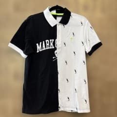 MARK & LONA ポロシャツ バイカラー スカル柄 M - メルカリ