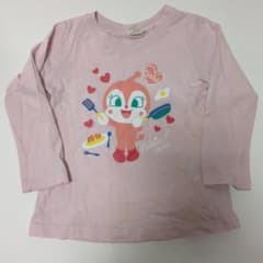Anpanman ドキンちゃん 長袖Tシャツ ピンクのサムネイル