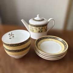  インディア ティーポットとカップ２個 プレート4枚 WEDGWOOD インディア ティーポットとカップ2個 プレート4枚 - メルカリ