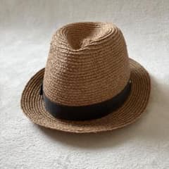 HELEN KAMINSKI ストローハット ベージュ 黒リボンのサムネイル