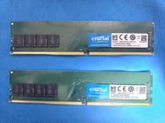 Crucial DDR4-3200 16GB×2枚（計32GB）デスクトップのサムネイル