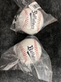 未開封！オリックス・バファローズ ロゴ入りサインボール 2個セット