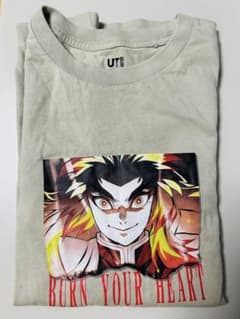 ユニクロ 鬼滅の刃 煉獄杏寿郎 Tシャツ Mサイズのサムネイル