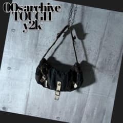 00s tough one shoulder bag y2k grunge - メルカリ
