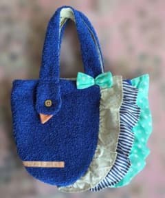 青い鳥型ハンドバッグのサムネイル