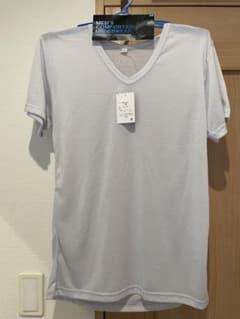 メンズ VネックTシャツ&丸首Tシャツ2枚セットインナー 半袖 Mサイズのサムネイル