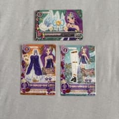 Aikatsu Card Purple Jewelry Coord