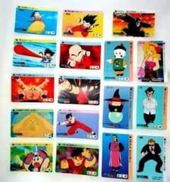 1988年ドラゴンボールカード14枚 ∞ドラゴンボール カードダス、17枚。1988年製 バンダイ - メルカリ