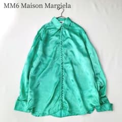MM6 Maison Margiela 長袖ブラウス 光沢 チャイナ イタリア製 - メルカリ