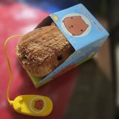 리모콘으로 녹아서… 카피바라씨 움직이는 봉제인형