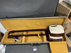ジャンク品 三味線 素材 和楽器 民謡 アンティーク 細密細工 - メルカリ