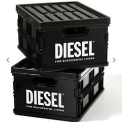 DIESEL コンテナボックス ブラック 2個セット① - メルカリ