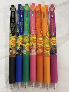 ゼブラ サラサクリップ×チュッパチャプス 7色セット（香りつき