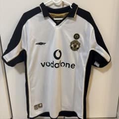 2001-2002 マンチェスターU 100周年記念ユニフォームベッカムMサイズ