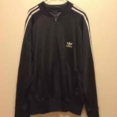 adidas トラックジャージ 黒 Mのサムネイル