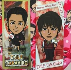 TAKAHIRO 千社札シール ２枚セットのサムネイル