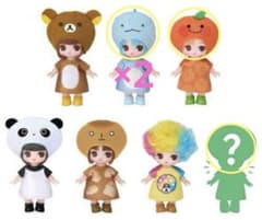 リカちゃん ドール ぷちリカちゃん サンエックスユニバースコレクション 4体