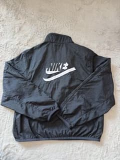 NIKE キッズ ハーフジップ ジャケット ブラックのサムネイル