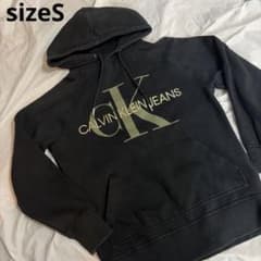 CALVIN KLEIN JEANS パーカー ブラックsizeSのサムネイル