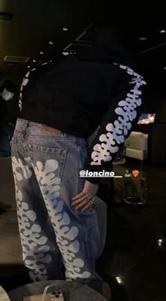 loncino デニムパンツ　ブラック　MIKADO着用 loncino デニム mikado着用 - メルカリ