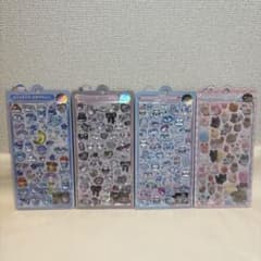 ボンボンドロップシール　フワフワドロップシール　オリジナル　4枚セットのサムネイル