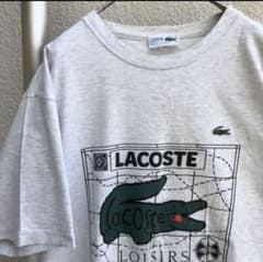 目立つ ラコステ Tシャツ デカロゴ 90s 当時モノ ワンポイントのサムネイル
