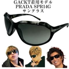 GACKT着用 PRADA プラダ サングラス 黒 べっこう柄 SPR14G PRADA プラダ サングラス SPR14G GACKT ガクト 着 - メルカリ