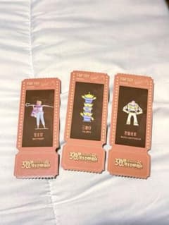 토이 스토리 톱 토이 카드만 3점 세트