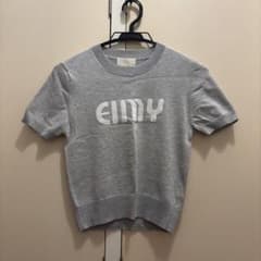 【美品】EIMYロゴハーフスリーブニットのサムネイル
