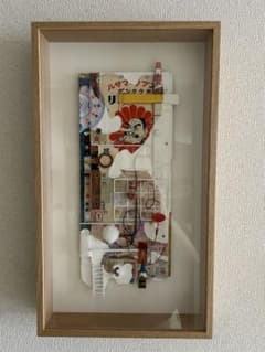 立体コラージュアート　ウォールアート　額装済み 飾り　ニューヨークアーティスト m34912916656_1.jpg?1750484705