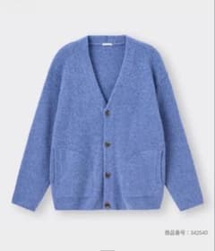 GU ブラッシュドヤーンカーディガン[長袖] Mのサムネイル
