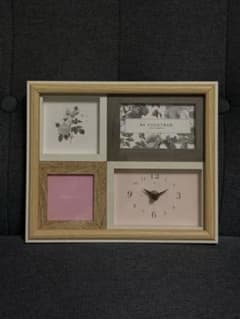 Francfranc フォトフレーム 時計付きのサムネイル