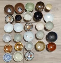 割引き中】骨董品 お猪口 28点セットまとめ売り - メルカリ