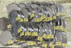 ♡丸型コンパクトミラー50個＆15cm定規2個♡ハンドメイド♡デコ