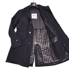 【美品】マッキントッシュフィロソフィー トロッター ステンカラー 黒　2way 美品】マッキントッシュフィロソフィー トロッター ステンカラー 黒