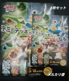 ポケモンカードゲームBW　バトル強化デッキ3種　店舗用ポスター　2枚 m34929270610_1.jpg?1757751765