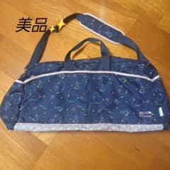 Nice Claup ボストンバッグ ネイビーのサムネイル