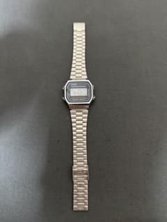 CASIO A168 デジタル腕時計 シルバーのサムネイル