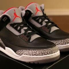 【マストアイテム！】AIR Jordan 3 "Black Cement" OGのサムネイル