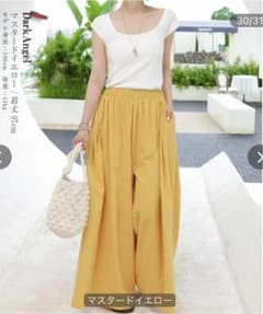 ワイドパンツ マスタードイエローのサムネイル