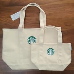 スタバ福袋2022　トートバッグ2個セットのサムネイル